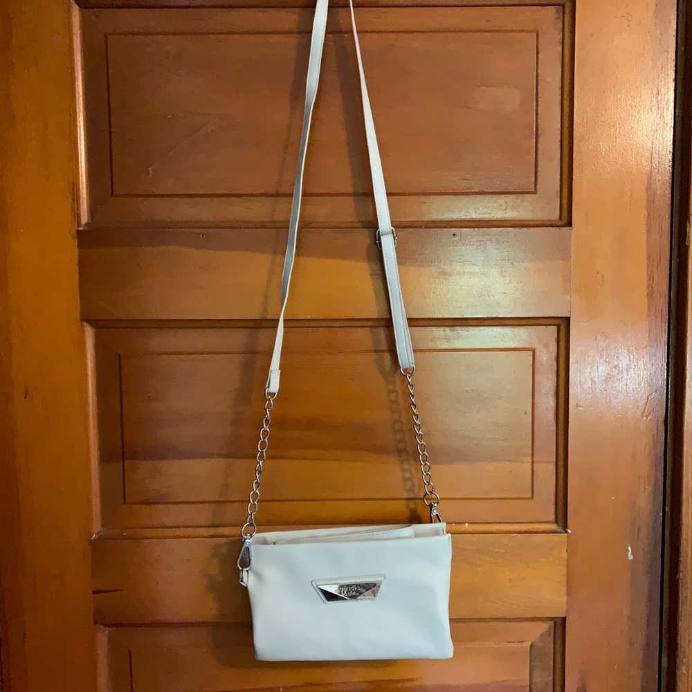 Gray Crossbody Bag/ Clutch